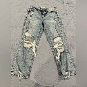 Lovervet Distressed High-Rise Women's Jeans